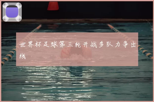 世界杯足球第三轮开战多队力争出线