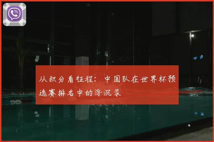 从积分看征程：中国队在世界杯预选赛排名中的浮沉录